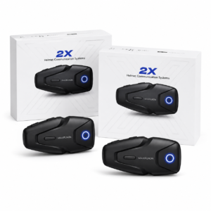 Pack 2 Intercomunicadores Moto Maxrunon X2 Bluetooth